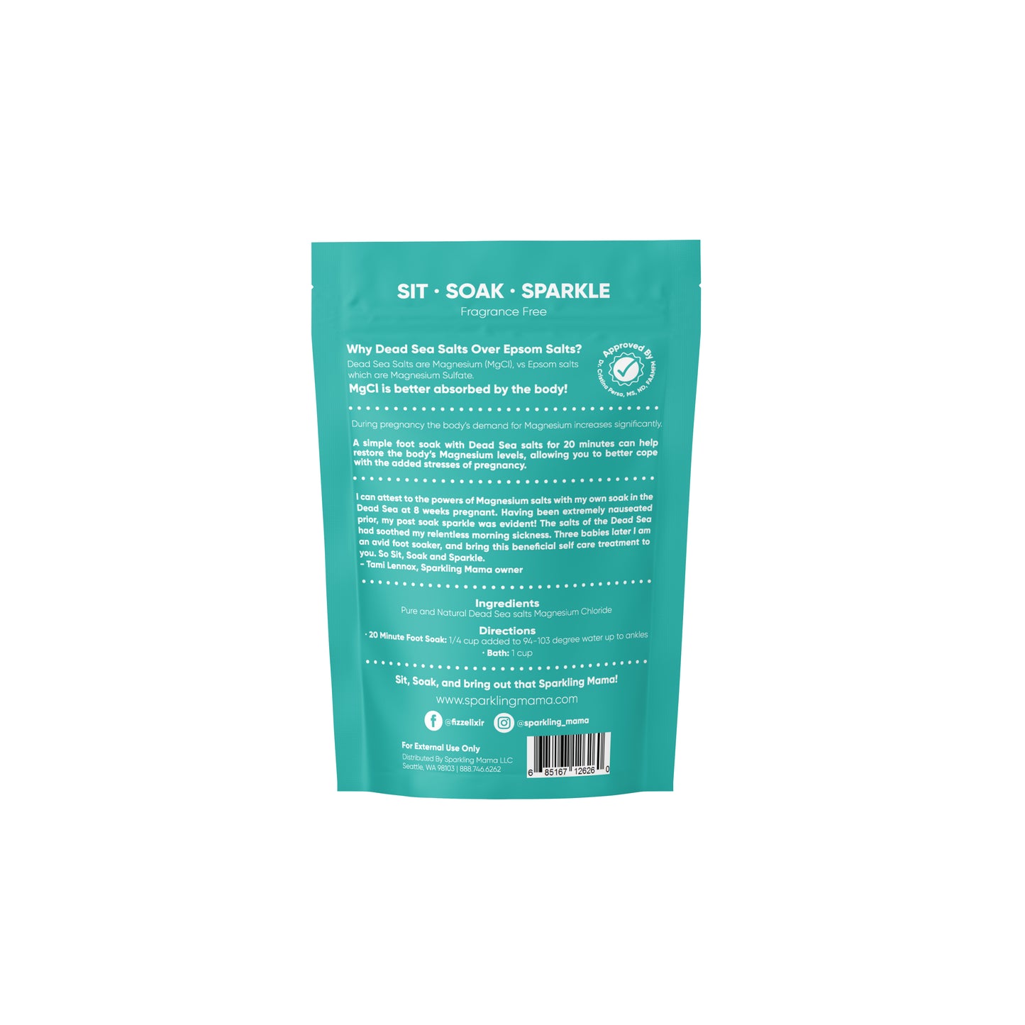 Dead Sea Salt Foot and Bath Soak