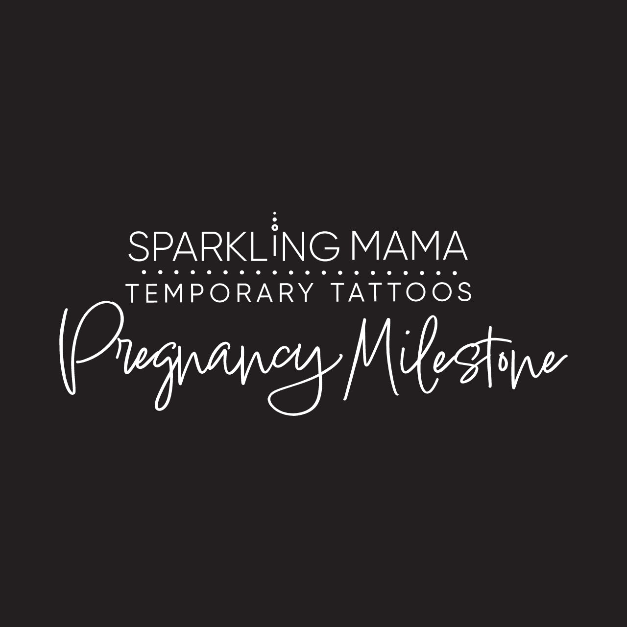 Pregnancy Milestone Temporary Tattoos
