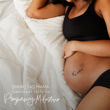 Load image into Gallery viewer, Pregnancy Milestone Temporary Tattoos