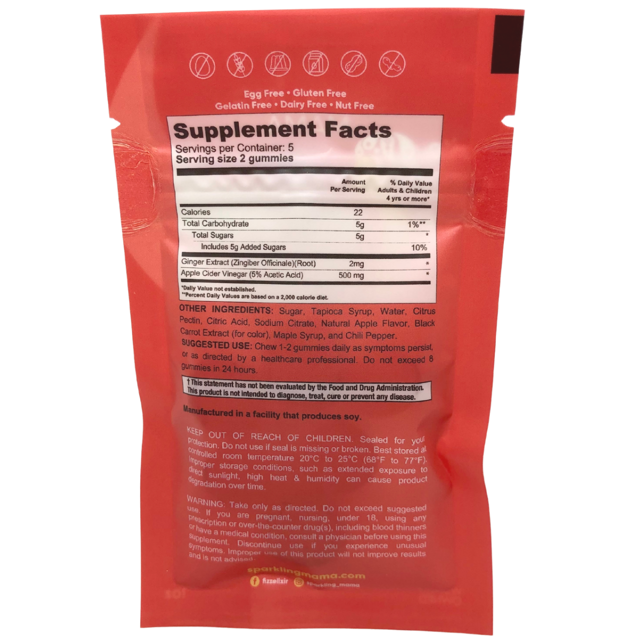 Apple Cider Vinegar Gummies ( Back in Stock July 16)