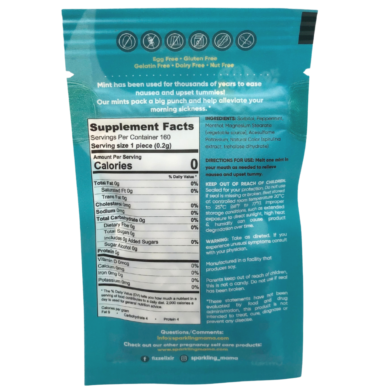 Morning Sickness Nausea Mints