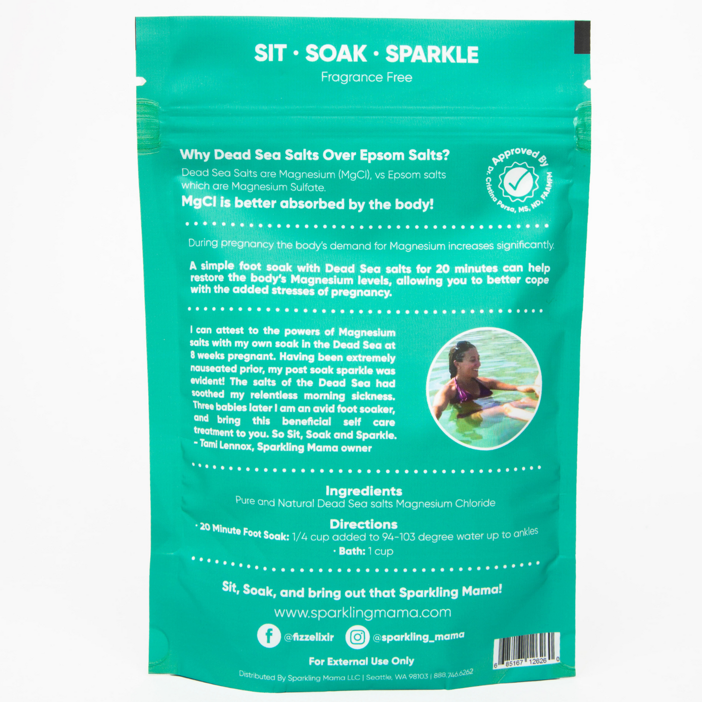 Dead Sea Salt Foot and Bath Soak