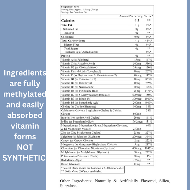 Complete Prenatal vitamin Smoothie Powder