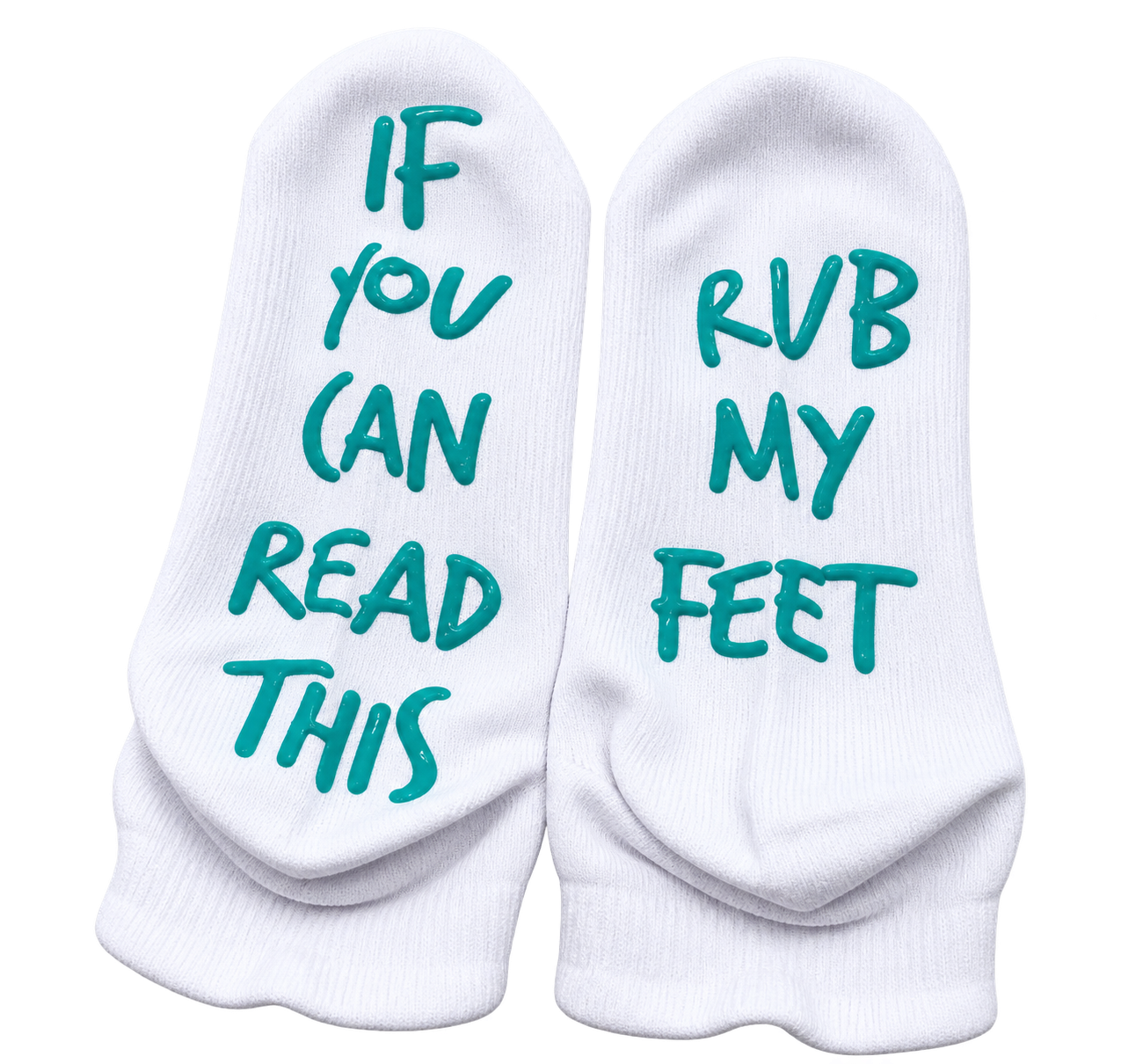 “Rub My Feet” Pregnancy Socks