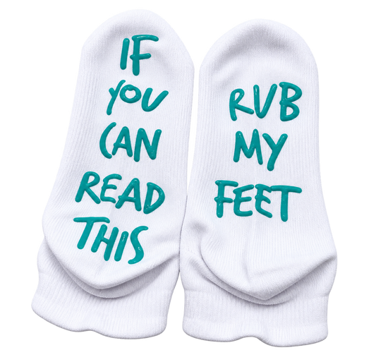 “Rub My Feet” Pregnancy Socks